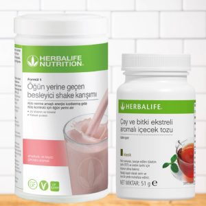 Herbalife Ahududu Shake ve Herbalife Klasik Çay 50 Gram