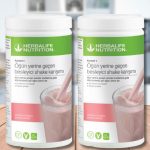 Herbalife Ahududu ve Beyaz Çikolatalı Shake 2'li Set