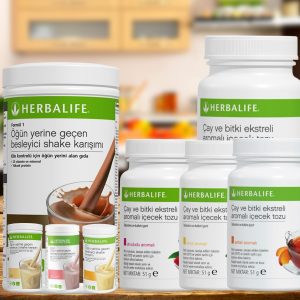 Herbalife Başlangıç Kahvaltı Seti Shake ve Çay Lezzetleri