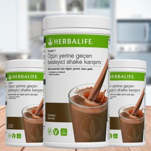 Herbalife Formül 1 Shake Çikolata Aromalı 3’lü Set