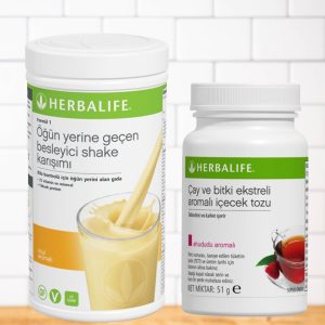 Herbalife Muzlu Shake ve Herbalife Ahududu Çayı 50 Gr