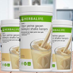 Herbalife Formül 1 Shake Vanilya Aromalı 3’lü Set