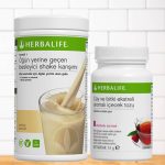 Herbalife Vanilyalı Shake ve Herbalife Ahududulu Çay 50 Gr