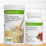 Herbalife Vanilyalı Shake ve Herbalife Klasik Çay 50 Gr