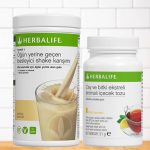Herbalife Vanilyalı Shake ve Herbalife Limonlu Çay 51 Gr